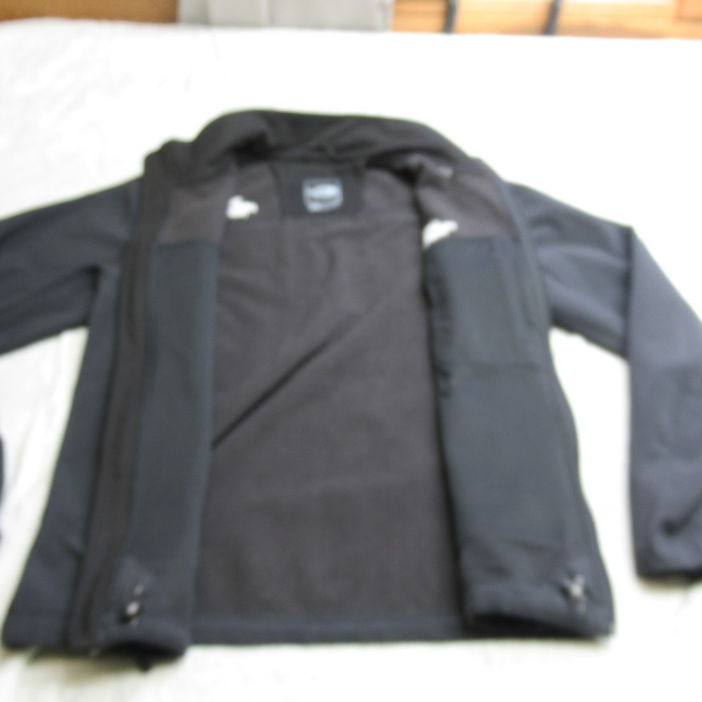 North Face Jacket Men Small Black Softshell Full … - image 3